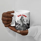 Black Cowboy Nat Love Ceramic Mug Comic Style Desert Line Art Red Typography