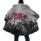 Black Cowboy Nat Love Cloak Comic Style Desert Line Art Red Typography