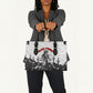 Black Cowboy Nat Love Leather Bag Comic Style Desert Line Art Red Typography