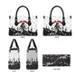 Black Cowboy Nat Love Leather Bag Comic Style Desert Line Art Red Typography