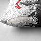 Black Cowboy Nat Love Pillow Cover Comic Style Desert Line Art Red Typography