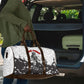 Black Cowboy Nat Love Travel Bag Comic Style Desert Line Art Red Typography