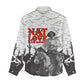 Black Cowboy Nat Love Women Casual Shirt Comic Style Desert Line Art Red Typography