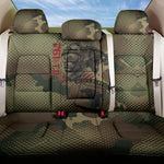 761st Tank Battalion Black Panthers Back Car Seat Cover Come Out Fighting Military - Camouflage Halftone