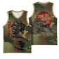 761st Tank Battalion Black Panthers Basketball Jersey Come Out Fighting Military - Camouflage Halftone