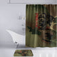 761st Tank Battalion Black Panthers Bathroom Set Come Out Fighting Military - Camouflage Halftone