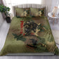761st Tank Battalion Black Panthers Bedding Set Come Out Fighting Military - Camouflage Halftone