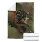 761st Tank Battalion Black Panthers Blanket Come Out Fighting Military - Camouflage Halftone