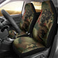 761st Tank Battalion Black Panthers Car Seat Cover Come Out Fighting Military - Camouflage Halftone