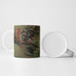 761st Tank Battalion Black Panthers Ceramic Mug Come Out Fighting Military - Camouflage Halftone