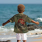 761st Tank Battalion Black Panthers Kid Hawaiian Shirt Come Out Fighting Military - Camouflage Halftone