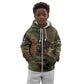 761st Tank Battalion Black Panthers Kid Hoodie Come Out Fighting Military - Camouflage Halftone