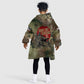 761st Tank Battalion Black Panthers Kid Wearable Blanket Hoodie Come Out Fighting Military - Camouflage Halftone