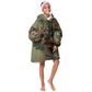 761st Tank Battalion Black Panthers Kid Wearable Blanket Hoodie Come Out Fighting Military - Camouflage Halftone