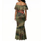 761st Tank Battalion Black Panthers Mermaid Dress Come Out Fighting Military - Camouflage Halftone