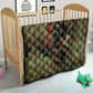 761st Tank Battalion Black Panthers Quilt Come Out Fighting Military - Camouflage Halftone