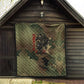 761st Tank Battalion Black Panthers Quilt Come Out Fighting Military - Camouflage Halftone