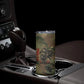 761st Tank Battalion Black Panthers Skinny Tumbler Come Out Fighting Military - Camouflage Halftone