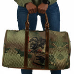 761st Tank Battalion Black Panthers Travel Bag Come Out Fighting Military - Camouflage Halftone