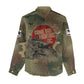 761st Tank Battalion Black Panthers Women Casual Shirt Come Out Fighting Military - Camouflage Halftone