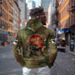 761st Tank Battalion Black Panthers Zip Hoodie Come Out Fighting Military - Camouflage Halftone