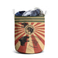 Black Panthers 761st Tank Battalion Laundry Basket Come Out Fighting Retro Military