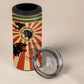 Black Panthers 761st Tank Battalion 4 in 1 Can Cooler Tumbler Come Out Fighting Retro Military