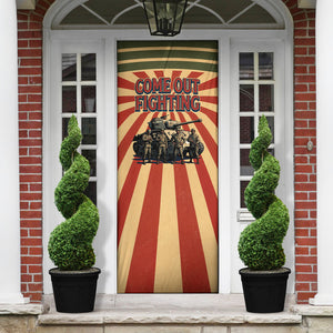 Black Panthers 761st Tank Battalion Door Cover Come Out Fighting Retro Military