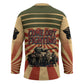 Black Panthers 761st Tank Battalion Hockey Jersey Come Out Fighting Retro Military