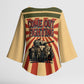 Black Panthers 761st Tank Battalion Kimono Sleeve Blouse Come Out Fighting Retro Military