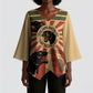 Black Panthers 761st Tank Battalion Kimono Sleeve Blouse Come Out Fighting Retro Military