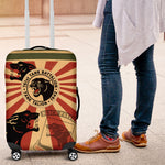 Black Panthers 761st Tank Battalion Luggage Cover Come Out Fighting Retro Military
