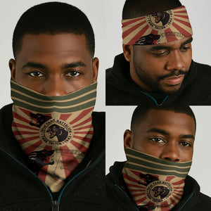 Black Panthers 761st Tank Battalion Neck Gaiter Come Out Fighting Retro Military