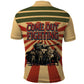 Black Panthers 761st Tank Battalion Polo Shirt Come Out Fighting Retro Military