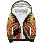 Black Panthers 761st Tank Battalion Sherpa Hoodie Come Out Fighting Retro Military