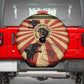 Black Panthers 761st Tank Battalion Spare Tire Cover Come Out Fighting Retro Military