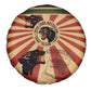 Black Panthers 761st Tank Battalion Spare Tire Cover Come Out Fighting Retro Military