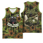 761st Tank Battalion African American Basketball Jersey Black Panthers Cartoon Mascot - Military History Camouflage Paw
