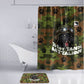 761st Tank Battalion African American Bathroom Set Black Panthers Cartoon Mascot - Military History Camouflage Paw