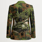 761st Tank Battalion African American Blazer Black Panthers Cartoon Mascot - Military History Camouflage Paw