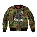 761st Tank Battalion African American Bomber Jacket Black Panthers Cartoon Mascot - Military History Camouflage Paw