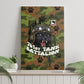 761st Tank Battalion African American Canvas Wall Art Black Panthers Cartoon Mascot - Military History Camouflage Paw
