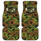 761st Tank Battalion African American Car Mats Black Panthers Cartoon Mascot - Military History Camouflage Paw