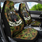 761st Tank Battalion African American Car Seat Cover Black Panthers Cartoon Mascot - Military History Camouflage Paw