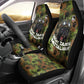 761st Tank Battalion African American Car Seat Cover Black Panthers Cartoon Mascot - Military History Camouflage Paw
