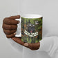 761st Tank Battalion African American Ceramic Mug Black Panthers Cartoon Mascot - Military History Camouflage Paw