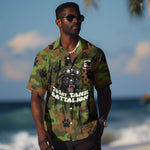 761st Tank Battalion African American Hawaiian Shirt Black Panthers Cartoon Mascot - Military History Camouflage Paw