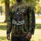 761st Tank Battalion African American Hockey Jersey Black Panthers Cartoon Mascot - Military History Camouflage Paw