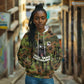 761st Tank Battalion African American Hoodie Black Panthers Cartoon Mascot - Military History Camouflage Paw