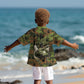 761st Tank Battalion African American Kid Hawaiian Shirt Black Panthers Cartoon Mascot - Military History Camouflage Paw